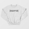 Vaccinated Power Top Sweatshirt