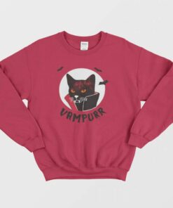 Vampurr Vampire Black Cat Sweatshirt 1