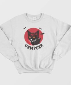 Vampurr Vampire Black Cat Sweatshirt 2