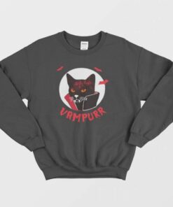 Vampurr Vampire Black Cat Sweatshirt 3