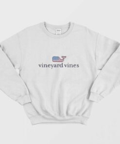 Vineyard Vines USA Whale Flag Sweatshirt 1