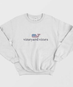 Vineyard Vines USA Whale Flag Sweatshirt 1 Vineyard Vines USA Whale Flag Sweatshirt 2