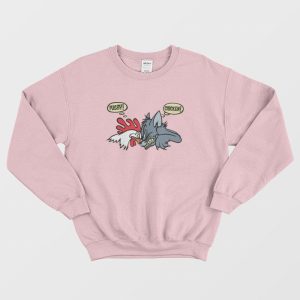 Vintage 1993 No Fear Pussy Chicken Sweatshirt