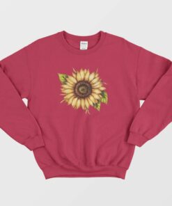 Vintage Sunflower Design Sweatshirt 3