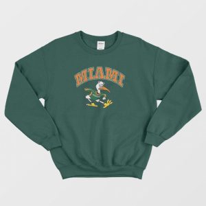 Vintage University Of Miami Hurricanes Sweatshirt