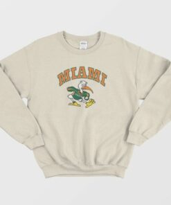 Vintage University Of Miami Hurricanes Sweatshirt 4