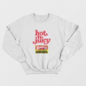 Vintage Wendy’s Hot N Juicy Burger Sweatshirt