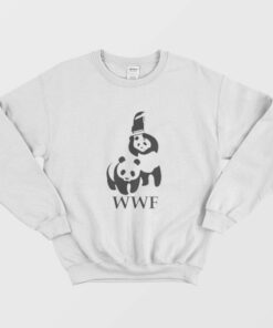 WWF Wrestling Panda Parody Sweatshirt 1