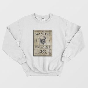 Wanted Jack Sparrow The Notorious Pirate Sweatshirt