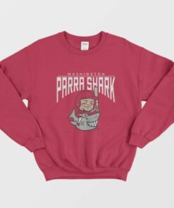 Washington Parra Shark Baseball Poster Sweatshirt 2