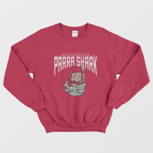 Washington Parra Shark Baseball Poster Sweatshirt