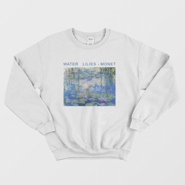 Water Lilies Monet Sweatshirt