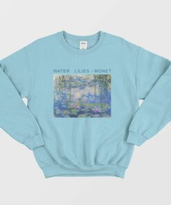 Water Lilies Monet Sweatshirt 2