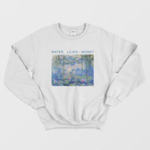 Water Lilies Monet Sweatshirt 3