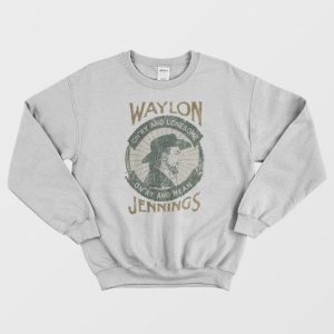 Waylon Jennings Vintage 70’s Style Hoodie Sweaters