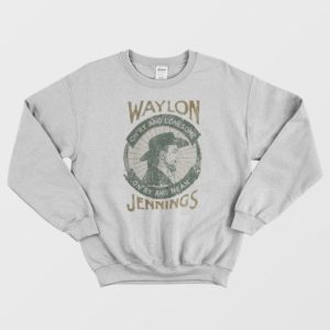 Waylon Jennings Vintage 70’s Style Hoodie Sweaters