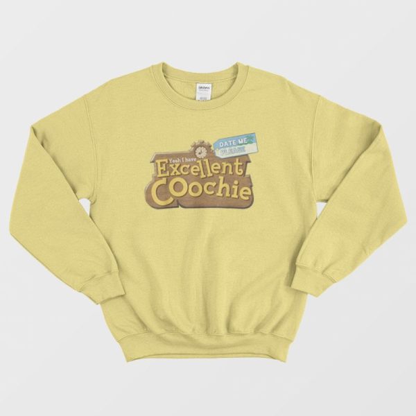 Yeah I Have Excellent Coochie Date Me Please Sweatshirt