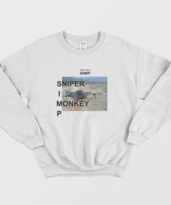 Yes Im A Simp Sniper Monkey Sweatshirt 1