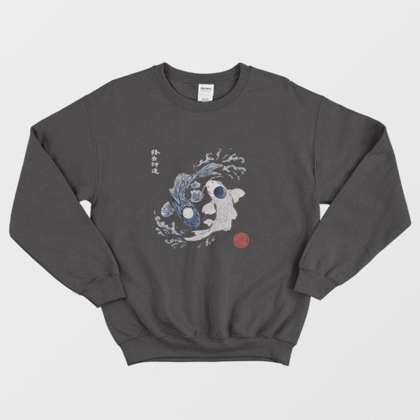 Yin-Yang Koi Fish Avatar The Last Airbender Sweatshirt