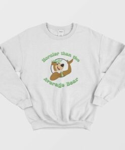 Yogi Bear Hornier Than The Average Bear Sweatshirt 3