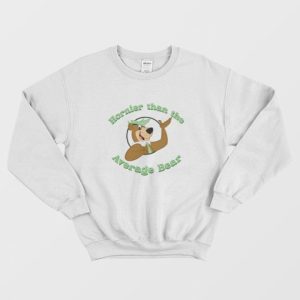 Yogi Bear Hornier Than The Average Bear Sweatshirt 3