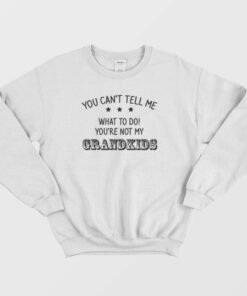 You Cant Tell Me What To Do Youre Not My Grandkids Sweatshirt 2