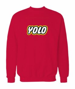 You Only Life Once Lego Logo Sweatshirt 1