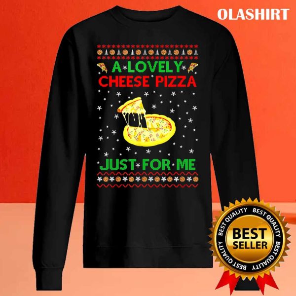 A Lovely Cheese Pizza Alone Funny Kevin X Mas Home T-shirt