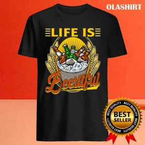 Beer Bottle Design For Beer Lovers Vintage Shirt 4