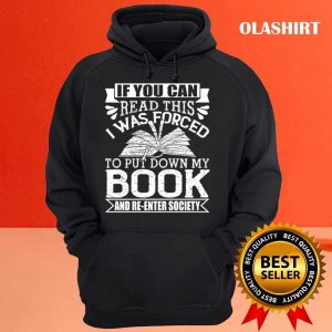 Book Lover Re enter Society Book Worm Reader Reading Shirt 3