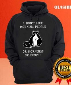 Cat Kitten Coffee Lovers I Dont Like Morning People Or Mornings Or People T shirt 3