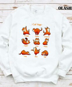 Cat Yoga Funny Cat Lover Yoga Shirt 1