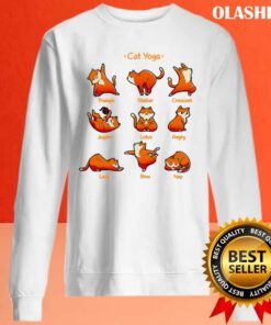 Cat Yoga Funny Cat Lover Yoga Shirt 1 Cat Yoga Funny Cat Lover Yoga Shirt 2