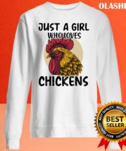 Chicken Rooster Just A Girl Who Loves Chicken T shirt 2