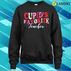 Cupids Favorite Teacher T shirt Cupids Favorite Teacher Groovy Valentines Day Women T shirt 4