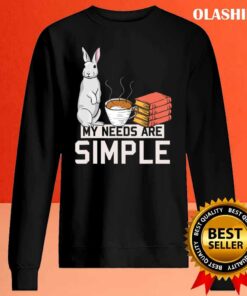 Cute Bunny Women Girls Coffee Book Lover Rabbit Tshirt 1 Cute Bunny Women Girls Coffee Book Lover Rabbit Tshirt 2