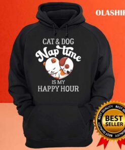 Dog Naptime Is My Happy Hour Funny Vintage Animals Cute Dogs Lover T shirt 3