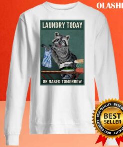 Laundry Today Or Naked Tomorrow Raccoon Lover Shirt 1 Laundry Today Or Naked Tomorrow Raccoon Lover Shirt 2
