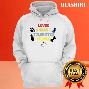 Loves Animals Tolerates People Shirt Trending Shirt 3