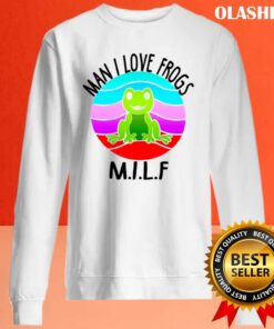 M.i.l.f Man I Love Frogs Vintage, Funny Quote Gift For Frogs Lovers Shirt 1 Milf Man I Love Frogs Vintage Funny Quote Gift For Frogs Lovers Shirt 2