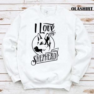 New I Love My German Shepherd T-shirt , Trending Shirt