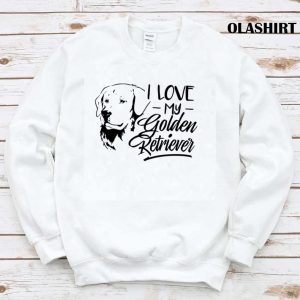 New I Love My Golden Retriever T-shirt , Trending Shirt