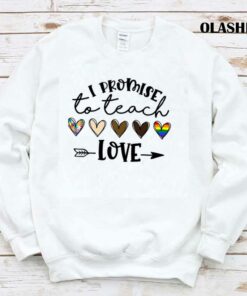 New I Promise To Teach Love Autism African Lgbt Pride T shirt 1