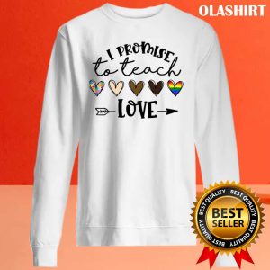 New I Promise To Teach Love Autism African Lgbt Pride T-shirt