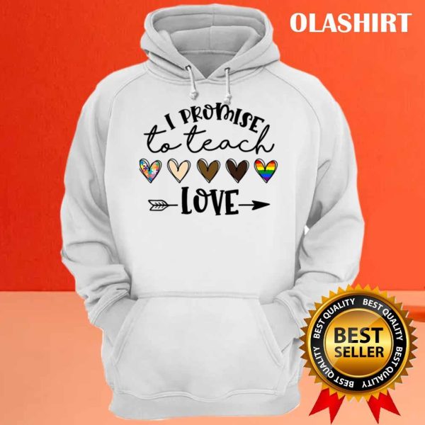 New I Promise To Teach Love Autism African Lgbt Pride T-shirt