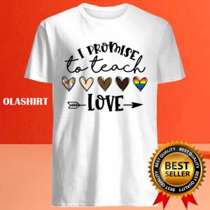 New I Promise To Teach Love Autism African Lgbt Pride T shirt 4