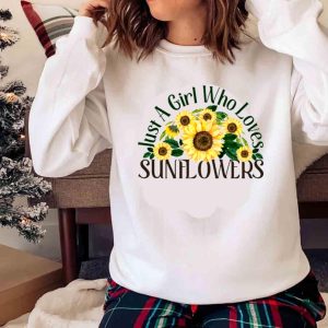 New Just A Girl Who Loves Sunflower, Florist Flower Sunflower Bouquet Shirt