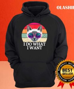 New Retro I Do What I Want Cat Funny Cat Lover T shirt 3