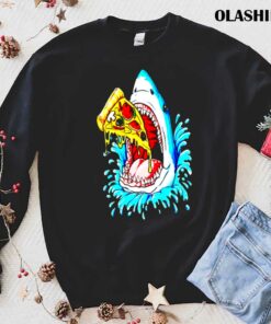 New Shark Pizza Lover Gift kids Boys Food Lovers Shirt 1