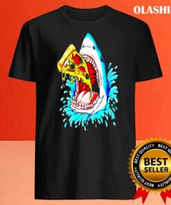 New Shark Pizza Lover Gift kids Boys Food Lovers Shirt 4